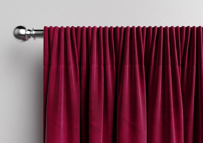 Ultra Luxe Velvet, Deep Pink - Made to Measure Curtains - Image 9